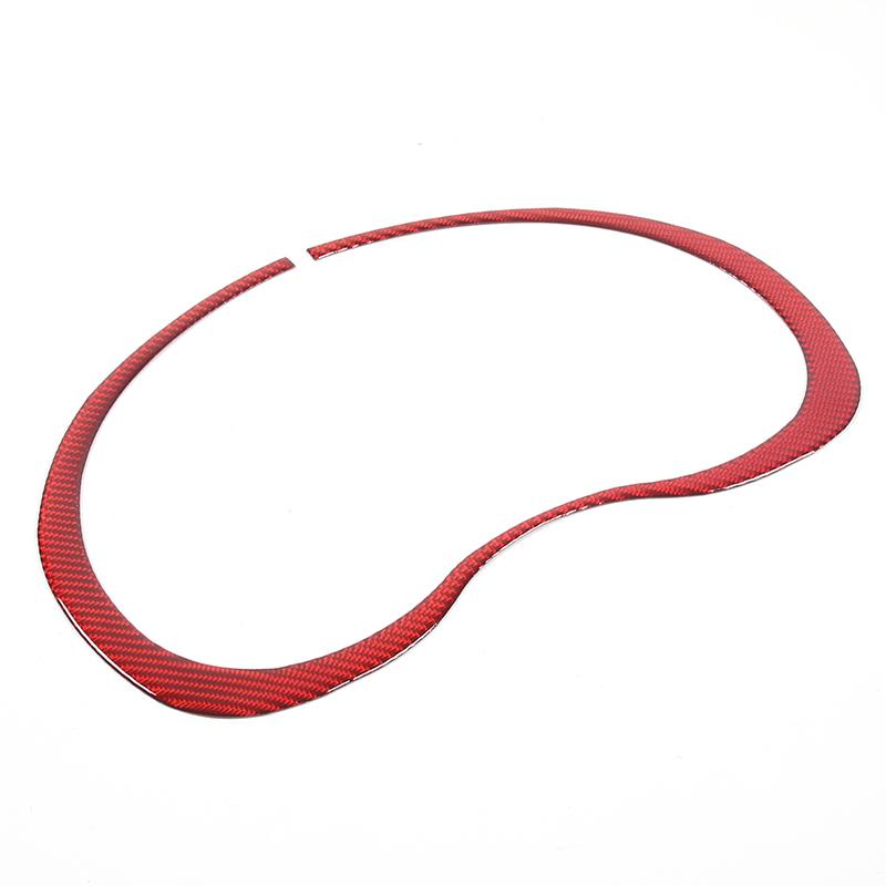 Для Subaru Forester 2013 2014 2015 2016 2017 2018 мягкая карбоновая декоративная рамка для приборной панели автомобиля, накладка, наклейка для автомобиля