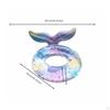 Mermaid Tail Swim Tube Instagrammable Pool Accessory Whimsical Design Fish Scale