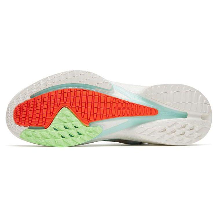 Anta Mach 3.0 Professional Racing Slip Non-Slip Durable Low Top Running Shoes Men sneakers White Blue Orange 112325583-4