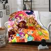 1pc Winx Club Blanket, Gift, for Men and Women, Soft Blanket, Good for Sofa Bed Couch Travel, Lightweight Flannel Blanket