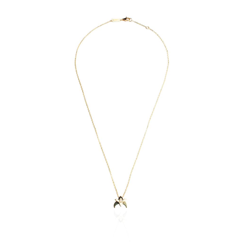 Mezmic Iris 14K Cognac Diamond Necklace