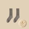 Solid Color Knitted Long Socks Cotton Cuffs Ruffles Socks Casual Middle Tube Socks  Girls