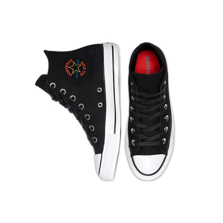Converse Chuck Taylor All Star Comfortable Versatile High Top Canvas Shoes Women Sneakers Black White 564961C