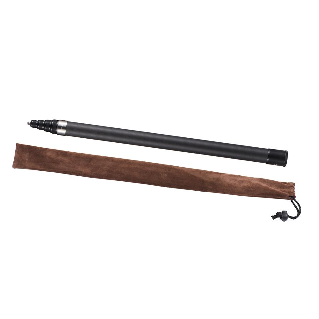 Портативная палка для селфи, подставка из углеродного волокна, кронштейн для камеры, винтовое крепление 1/4 дюйма, 45,5-280 см/