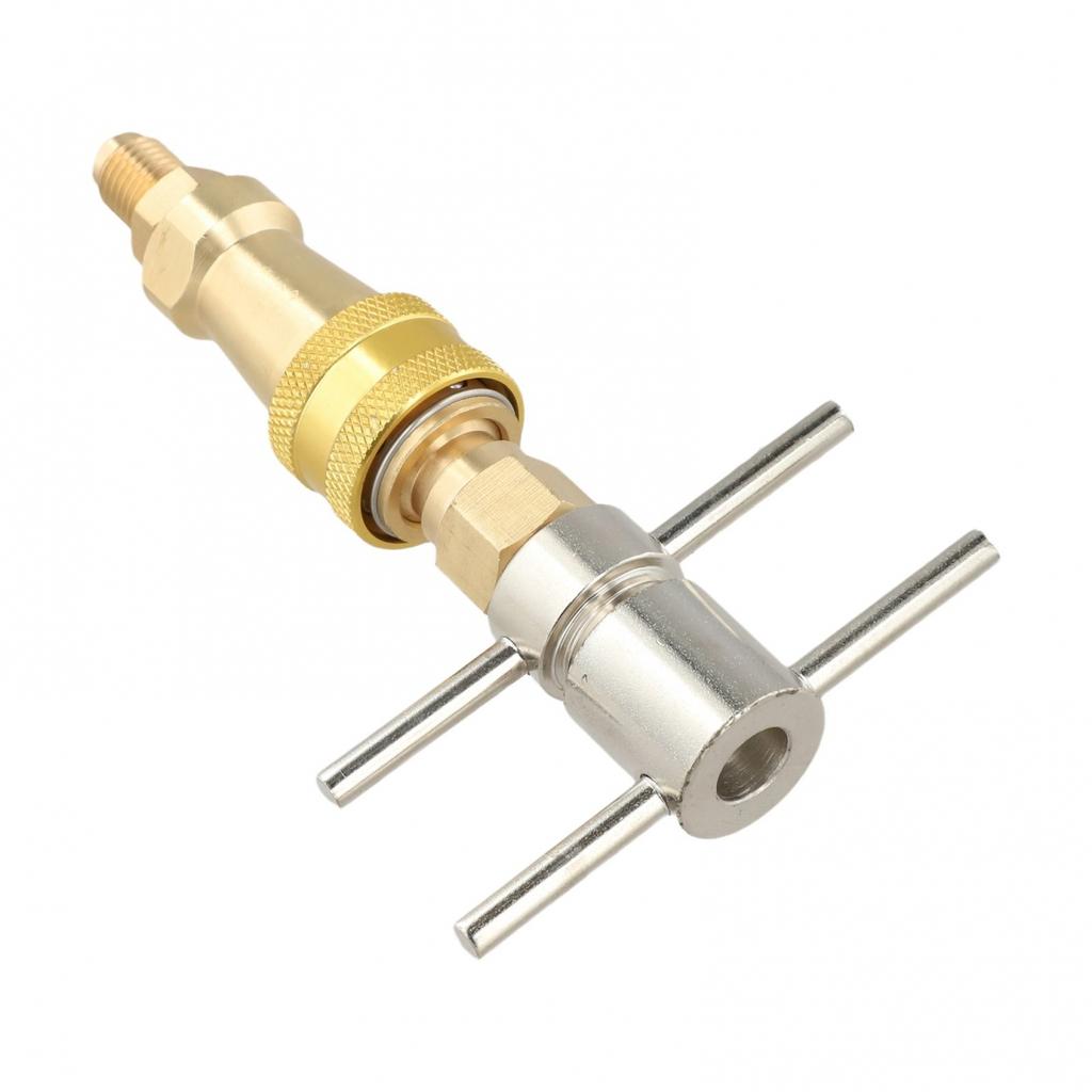 Brass Washer Quick Connect Refrigerator Quick Connector Electroplated Iron Body