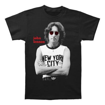 Приталенная футболка John Lennon Nyc Ч/Б