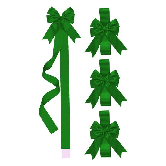 4 шт. рождественские ленты для шкафа, банты, большие дверные ленты, банты, праздничные принадлежности для кухни, декор мебели для дома