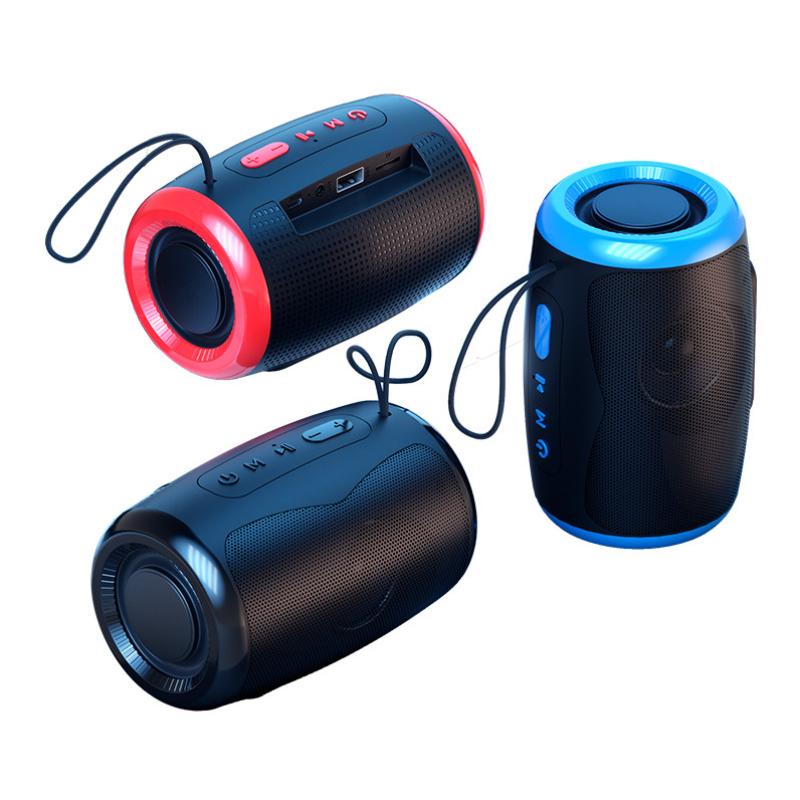 Портативная колонка Беспроводные Bluetooth-колонки с 5.3 Стерео режимами FM/SD/USB-накопитель/Aux Водонепроницаемая для улицы Hi-Fi звук TSN-1