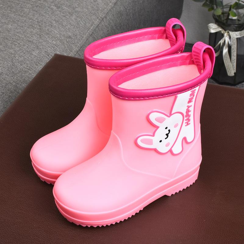 Kid Shoe Anti Slip Rain Boot for Children Four Seasons Cartoon Boy Rain Shoe Cute Girl Rubber Boots for Kid Baby Waterproof Shoe