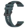 18mm 20mm 22mm Watch Band For Garmin Forerunner 265 265S Two-Color Silicone Watchband Strap for Garmin Venu SQ Venu 2 3S