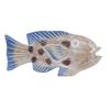Decorative Figurine - DKD Home Decor - Mediterranean Fish - 40 X 5 X 18 Cm - Natural Blue