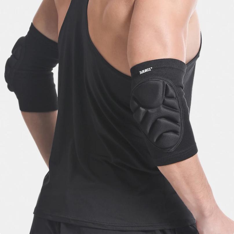 1Pair Elbow Pads Elbow Protector Volleyball Sponge Support Compression Elbow Braces For Basketball Tennis Football