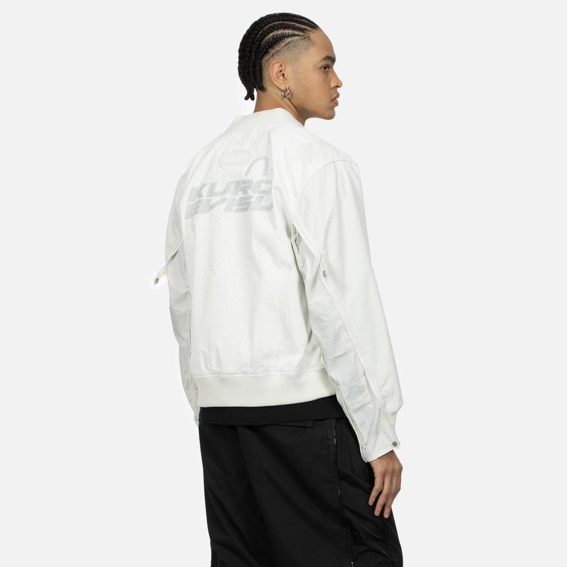 Evisu Side Zipper Design Regular Fit Pilot Casual Versatile Jacket Men jackets 2ESGNM4JK5001XXCT