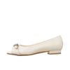 Туфли-лодочки на низком каблуке Diana Well Fit Сделано в Японии Белый слоновая кость 119135200008 [Diana] 22.0см