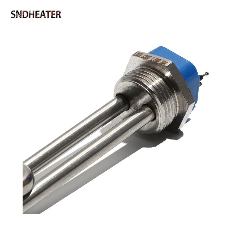SNDHEATER 220В-240В Солнечный Нержавеющая сталь Сопротивление ТЭН для Воды Резьба NPT 1" Нагревательный Элемент для Бака 2500Вт 3500Вт 4500Вт 5500Вт