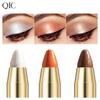 Double End Glitter Eye Shadow Stick Pencil Eyeshadow Makeup Highlighter Waterproof Shimmer Base Primer Eyebrow