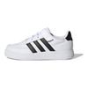 adidas Neo Breaknet 2.0 Синтетическая кожа Нескользящие Износостойкие Низкие Детские Кеды для Скейтбординга Детские Кроссовки Белый Черный HP8963