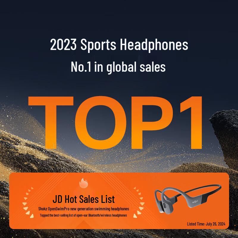 SHOKZ OpenSwim Pro S710 Bone Conduction Sport Headphones