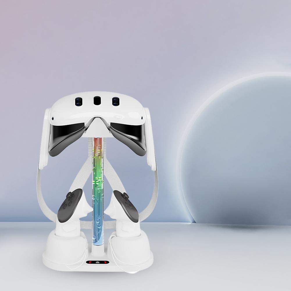 Desktop VR Stand Controller Charger Non-slip VR Glasses Storage Stand VR Headset Controller Stand for Oculus/Meta Quest 3
