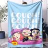 K-Pop Охотники на демонов Huntrix Одеяла Мягкое Пушистое Мультяшное Одеяло Кондиционирование Диван Одеяло для сна Взрослые и Дети Праздничные Подарки