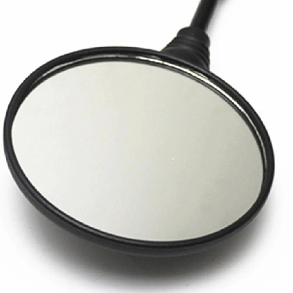 1 Set Rearview Mirrors Universal Folding Round Motorbike Modified Rear View Mirrors for Motorcycles