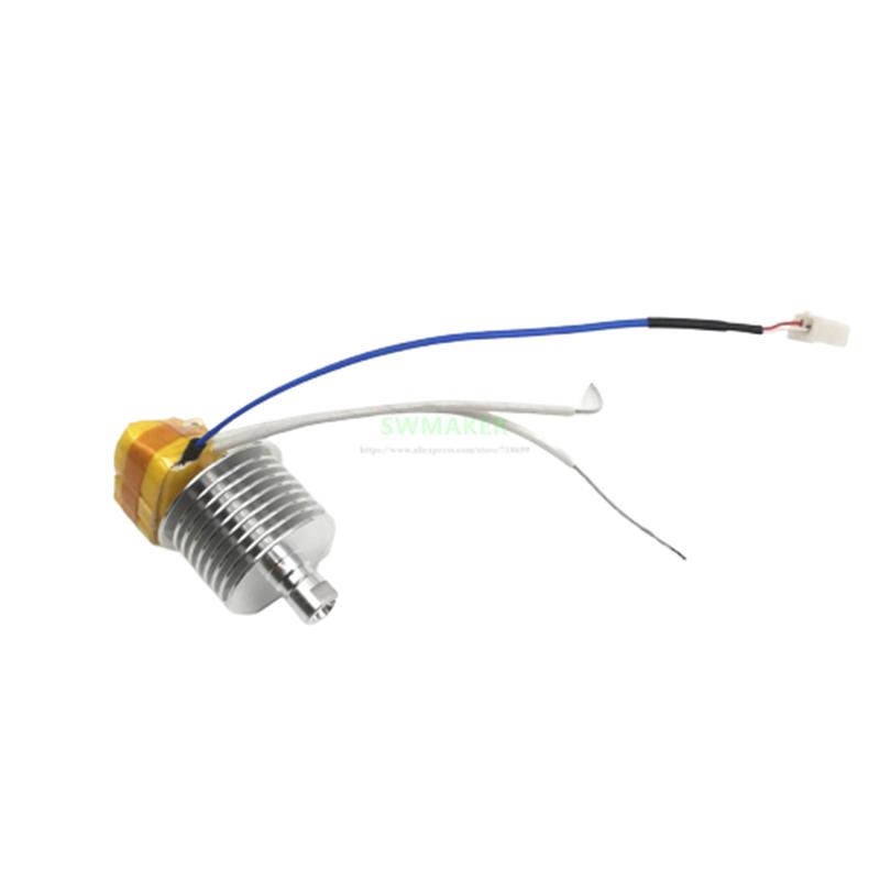 High temperature version Flashforge Guider 2S 3D printer extruder hot end ASSEMBLY kit Guider 2/2S heat sink hotend set 1.75mm