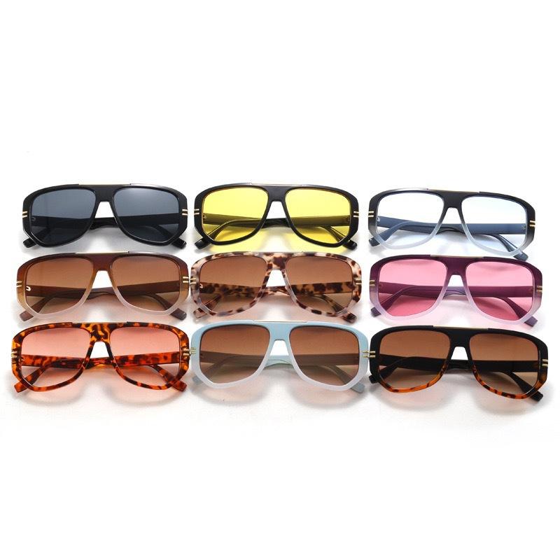 Square Sunglasses Men'S And Women'S Modern Trend Sunglasses Retro Candy-Colored Sunglasses