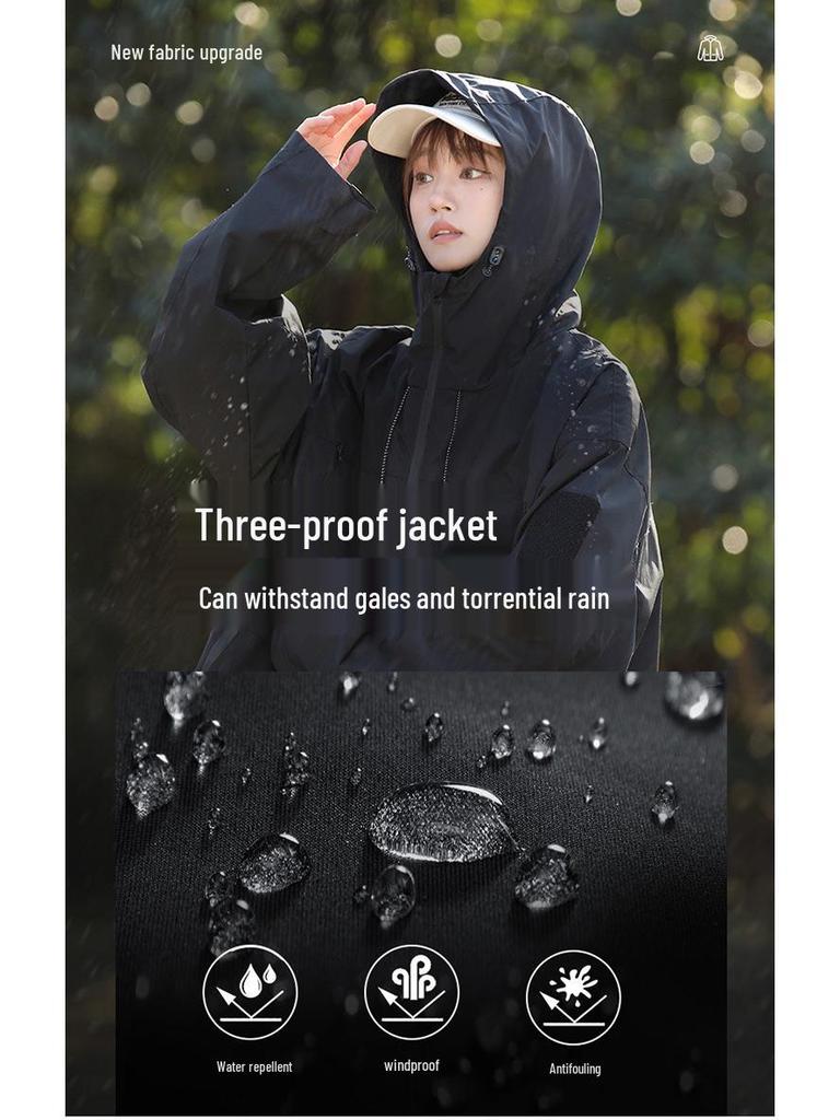Women's Waterproof Windproof Jacket - Spring/Autumn Casual Fashion, Breathable, Loose Fit