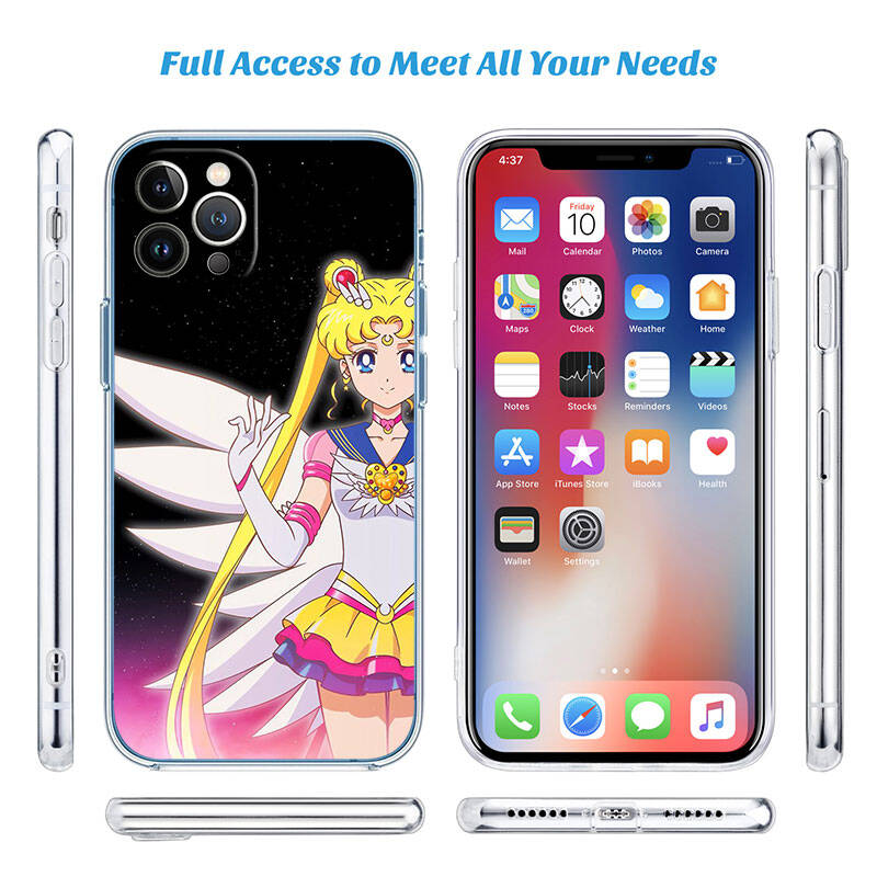 MH133 S-Чехол для телефона Sailor Moon для Motorola G34 G32 G31 G14 G15 G84 G62 E32 G24 G72 G71 G73 G85 G200 G60 G52 G51 G50 G42 G41 G32 G30