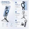 Lightweight Foldable Magnetic Phone Stand Pocket‑friendly Handheld Tripod Adjustable for Live Streaming Selfie Vlog Daily Use