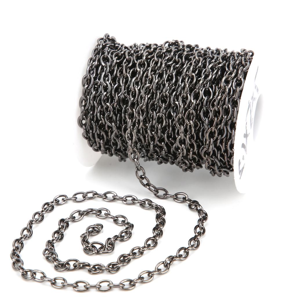10 Simple Chain Craft Meters Fine Lanyard Accessories Decorations For Diy Jewelry Bracelet Necklace Clothing Bag075 Gun