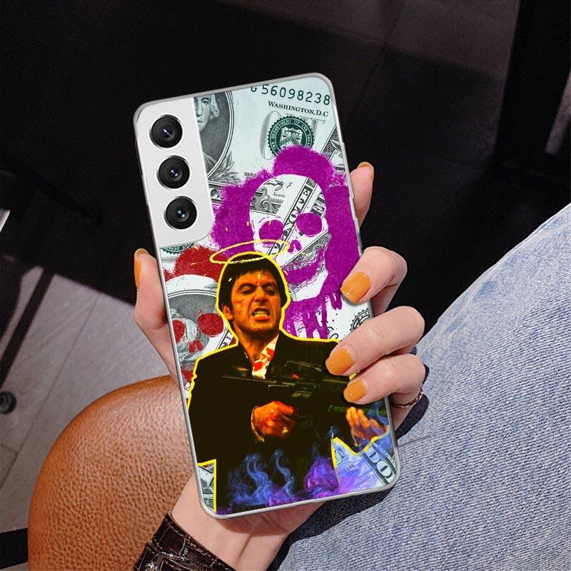 Scarface 1983 Film Al Pacino Movie Phone Case For Samsung Galaxy S24 S25 Edge S26 Ultra S23 S22 S21 Plus S20 FE + Personalized P
