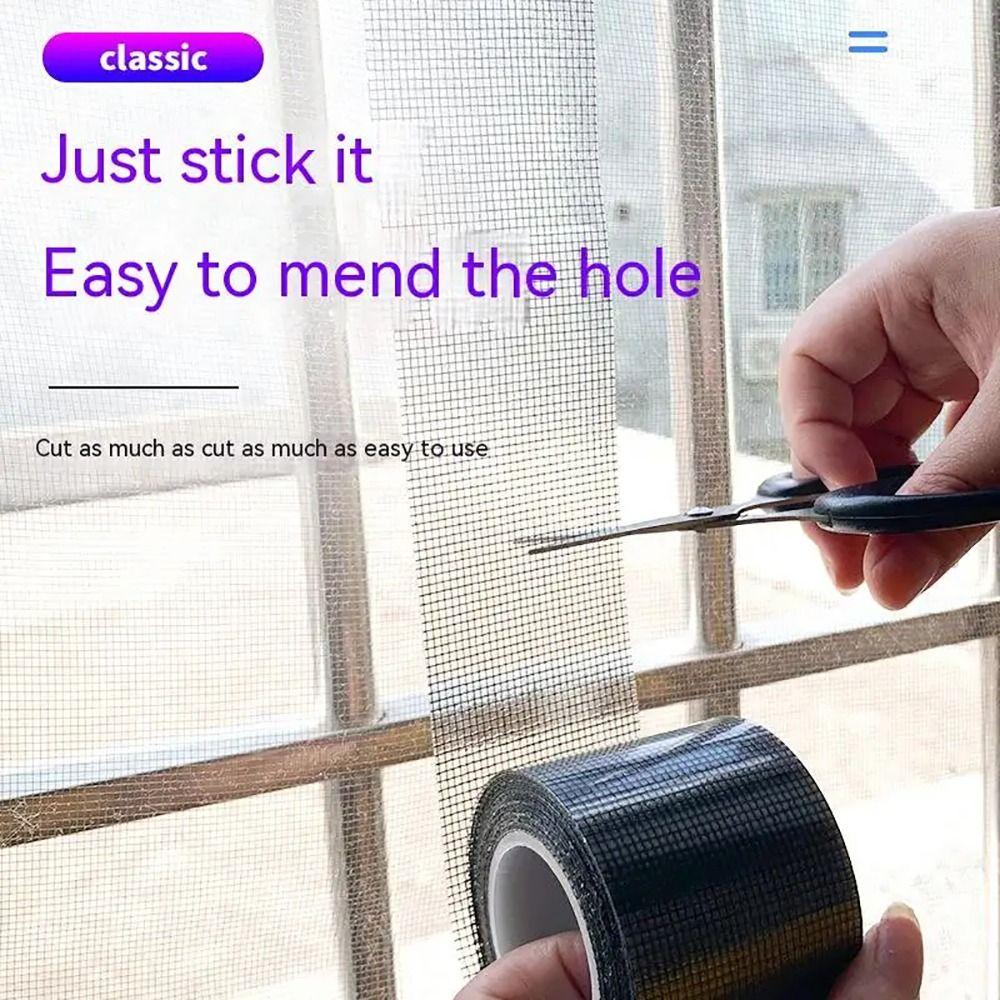 1Roll Anti-mosquito Hole Patch Stickers Fly Mesh Net Repair Tapes Window Screen Repair Tape