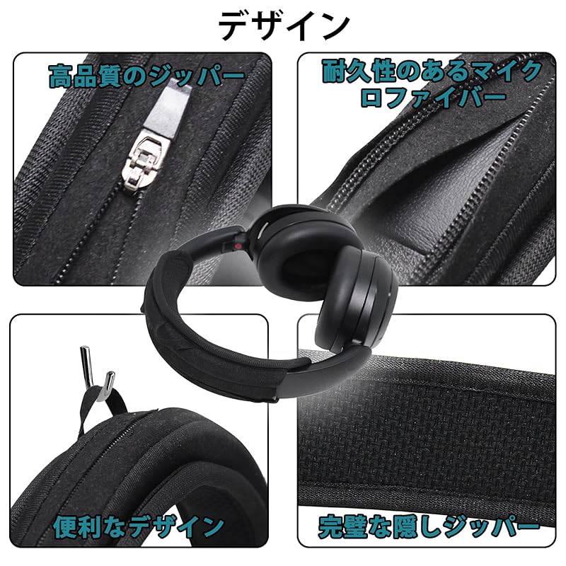 Adhiper Q35 Headphone Cover for Sony Bose Beats JBL ATH Hyperx Skullcandy Headphones, Diving Fabric Headband Cover Replacement, Universal Cushion