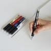 Многофункциональная ручка Mitsubishi Pencil Jet Stream 2&1 0.5 темно-синяя, легко писать MSXE3500051P9