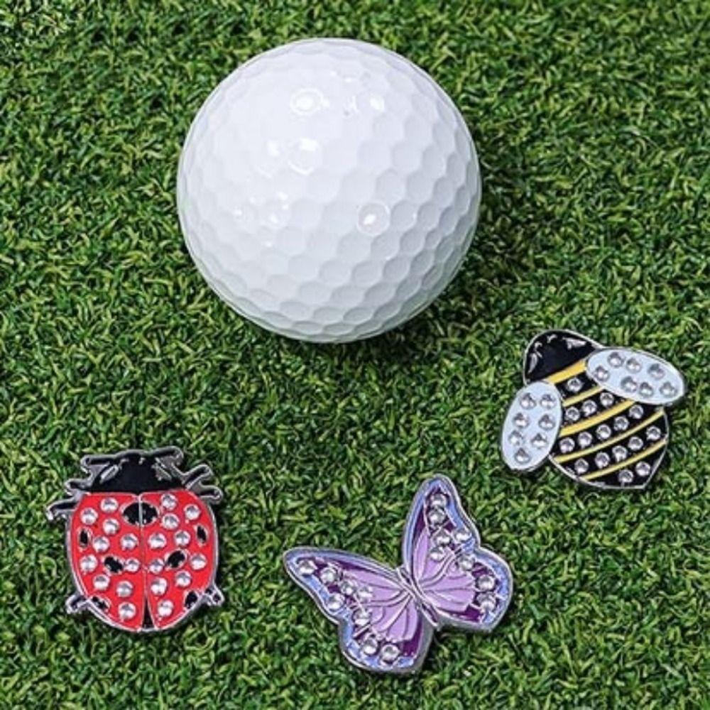 Magnetic Golf Cap Clip Butterfly Shape Golf Hat Marker Golf Ball Mark  Golf Enthusiasts