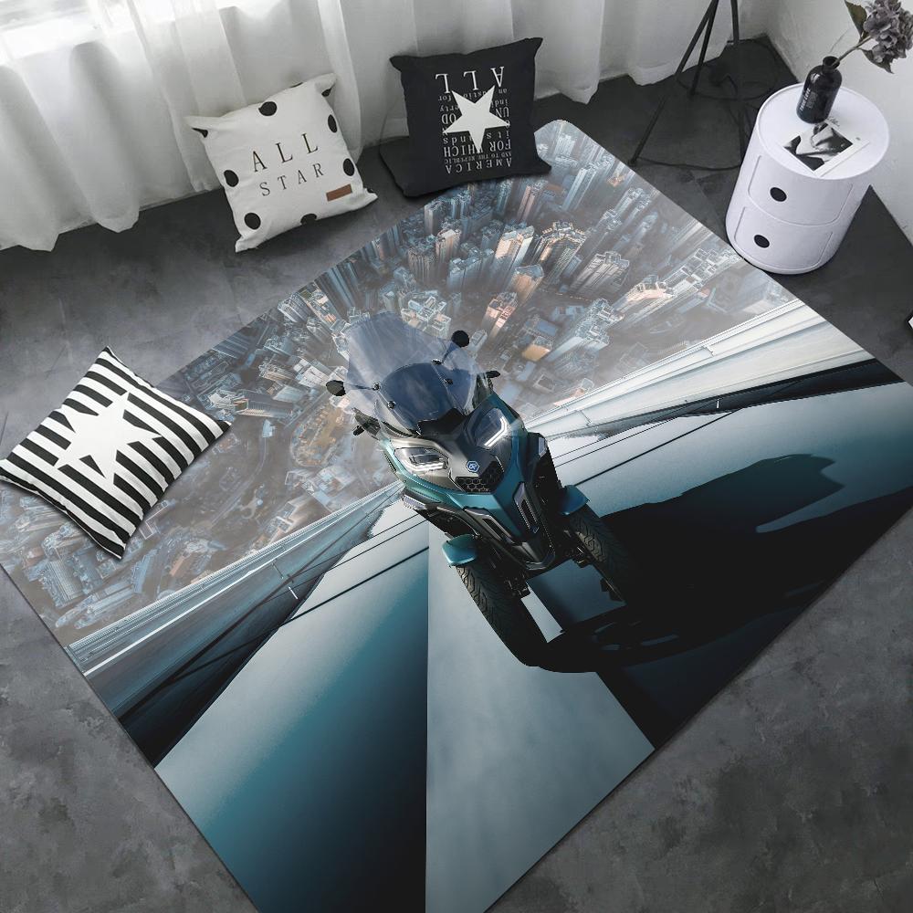 P-piaggio Logo Hallway Carpet Rectangle Anti-slip Home Soft Badmat Front Door Indoor Outdoor Mat Doormat Area Rug