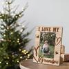 Grandpa Birthday Gift, “I Love My Grandpa, 4x6 Inch Rustic Wooden Picture Frame Tabletop Display, Heartfelt Gift for Grandparent's Day, Birthday,
