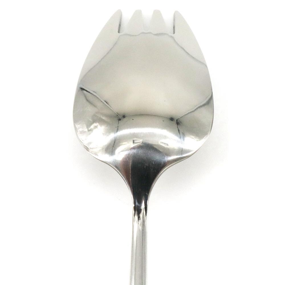 Мороженое Уличные Многоразовые Длиннорукие Вилки-ложки из Нержавеющей Стали Десертные Ложки Салатные Вилки Столовые приборы