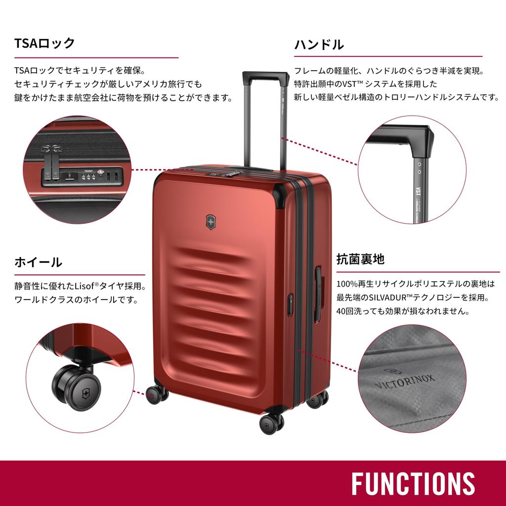 Spectra Расширяемый Большой Расширяемый Чемодан до Для Мужчин и Бизнеса За границу TSA Двойной 8 611762 [Victorinox] 3.0 Чемодан, 40%, Бизнес, Женщины,