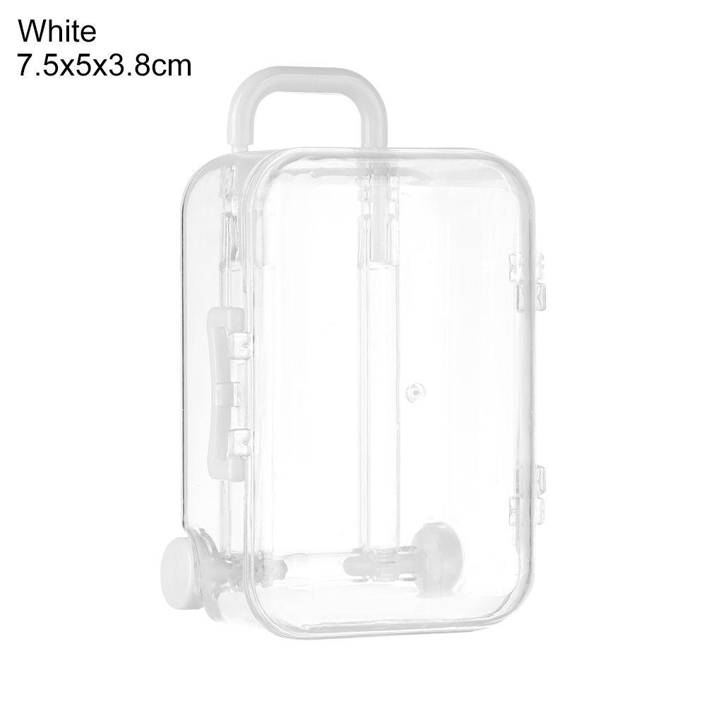 New Plastic Doll Handbag Case Mini Suitcase Lovely Small Clutch Jewellery Box Dolls Miniature Toys