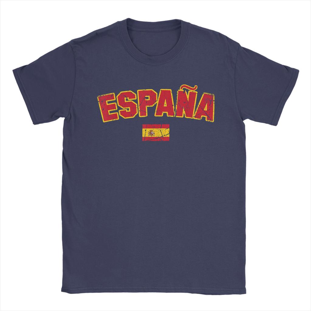 Харадзюку Футболка Летняя ESPANA Флаг Испании Модные Футболки Хлопковая Футболка для Унисекс YK Классическая Дешевая Одежда с Коротким Рукавом