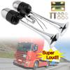 12 / 24V 178DB Super Loud Car Air Horn Dual Trumpet Electronically Controlled Vehicle Car Horn Sound with Air Outlet Valve