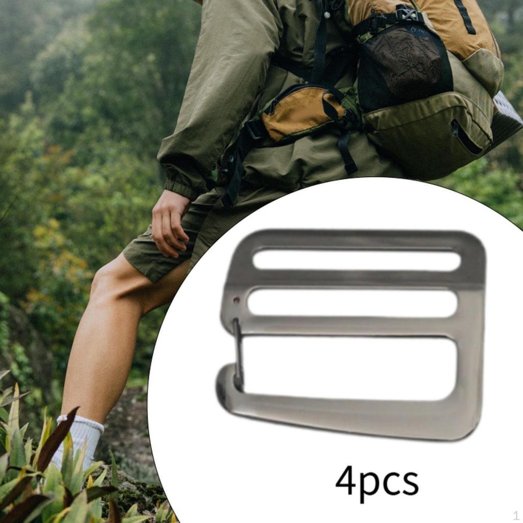 4 пряжки G Hook Wave 1,5-дюймовая металлическая фурнитура для ремня рюкзака и сумки