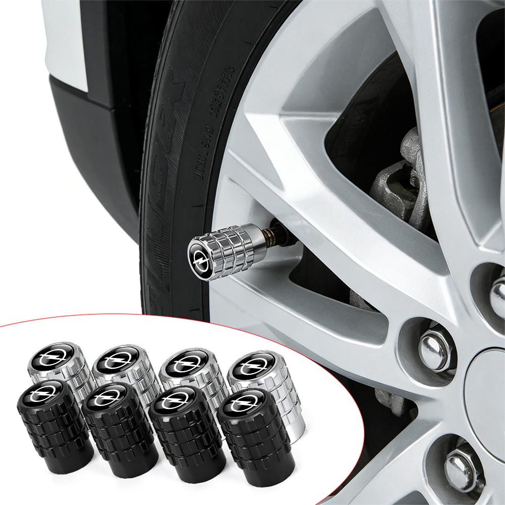 4Pcs Car Accessories Gear Wheel Tire Valve Caps Stem Cover Badge for Opel Astra H G Insignia Antara Ampera Mokka Zafira Corsa