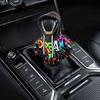 1 шт. Креативный худи с граффити-принтом, чехол на ручку переключения передач автомобиля из полиэфирного волокна, универсальный, для украшения автомобиля и подарка