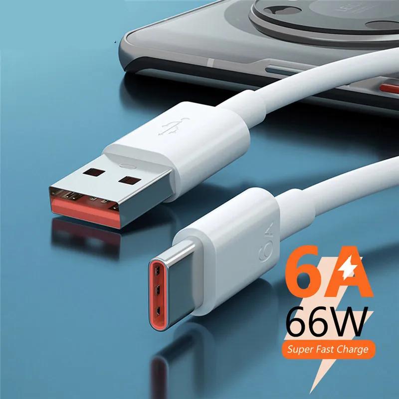 Кабель USB A-Type C 5A PD для быстрой зарядки и передачи данных для iPhone 15 Pro Max Xiaomi 13 12 Samsung POCO Oneplus iPad