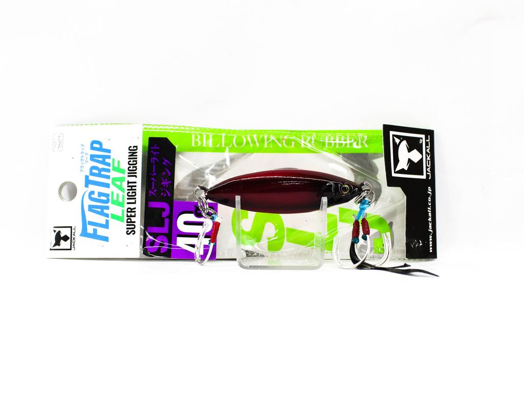Jackall Metal Jig Flag Trap Leaf 40 Grams Red Shadow (2726)