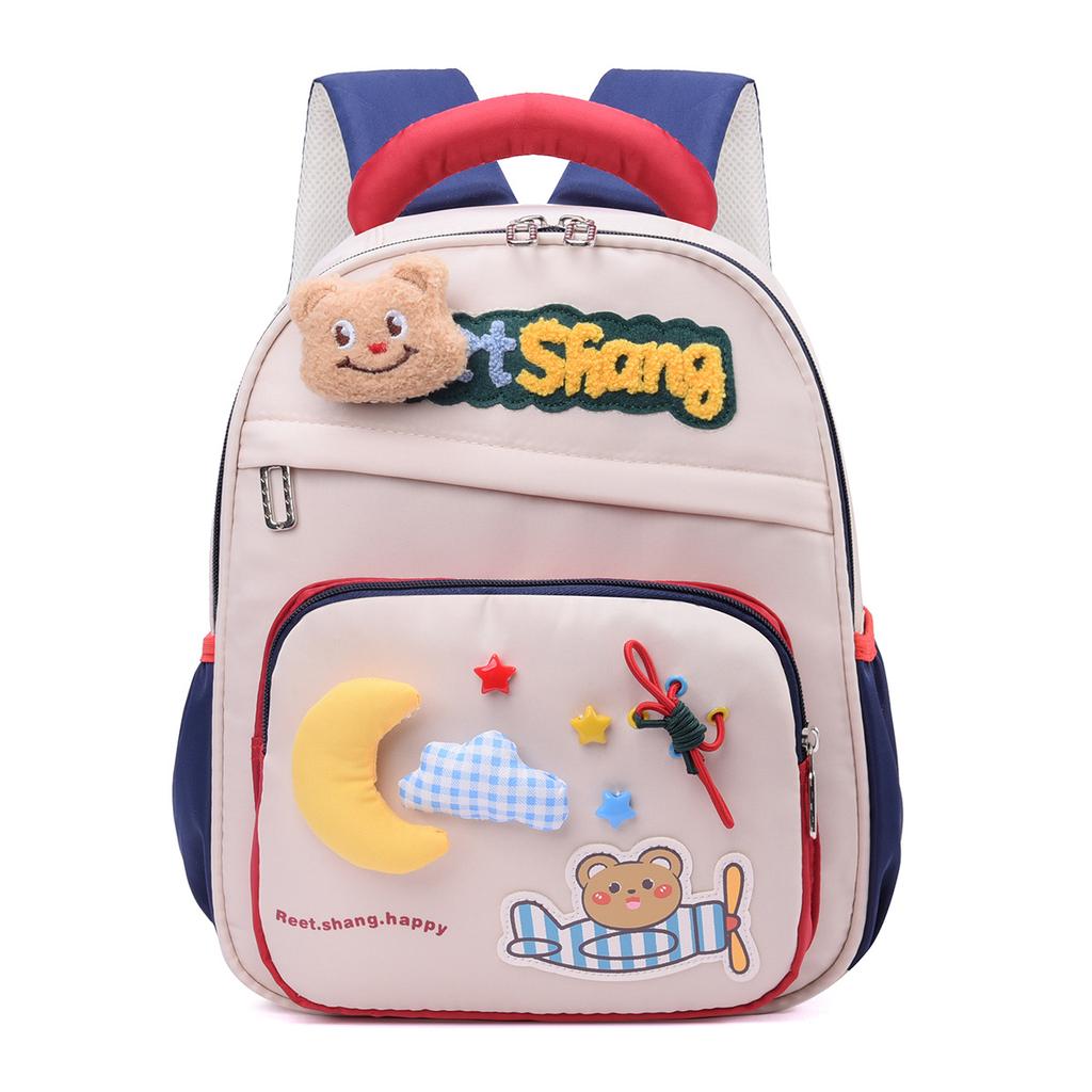 Soft Cute Girl Heart Children'S Backpack Kindergarten Small And Medium Class Baby Schoolbag Light And Comfortable Children'S Backpack