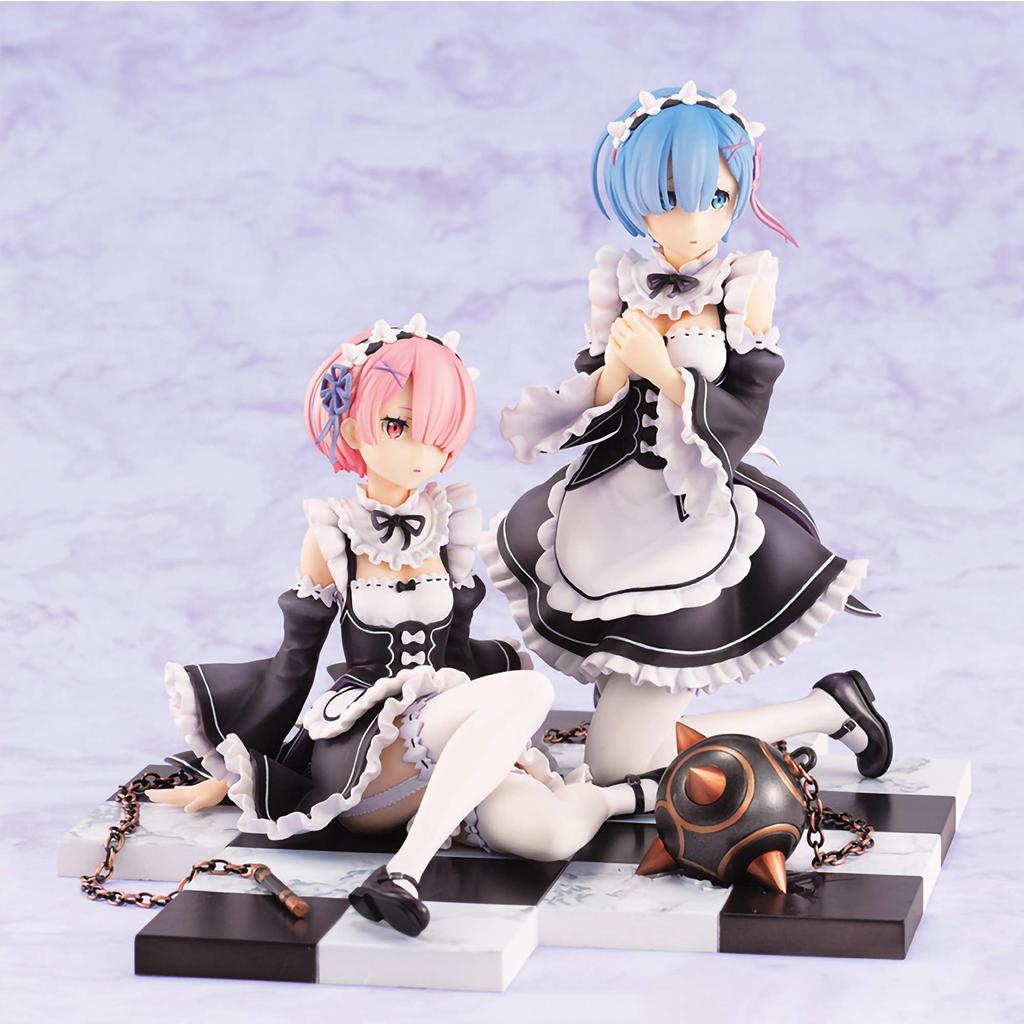 Жизнь в ином мире от Zero Ram Rem Special Pedestal Complete Set Scale Painted Complete Figure Re & Ver. 1/6
